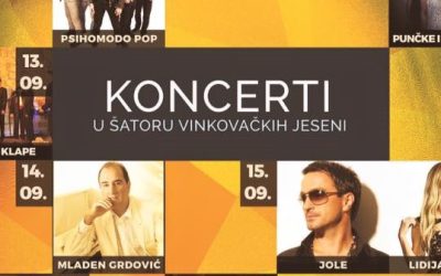 Kompletan popis koncerata 51. Vinkovačkih jeseni