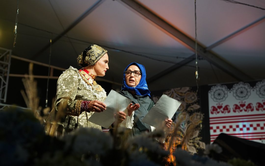 Snaš’ Reza i Filka kao duše Folklornih večeri